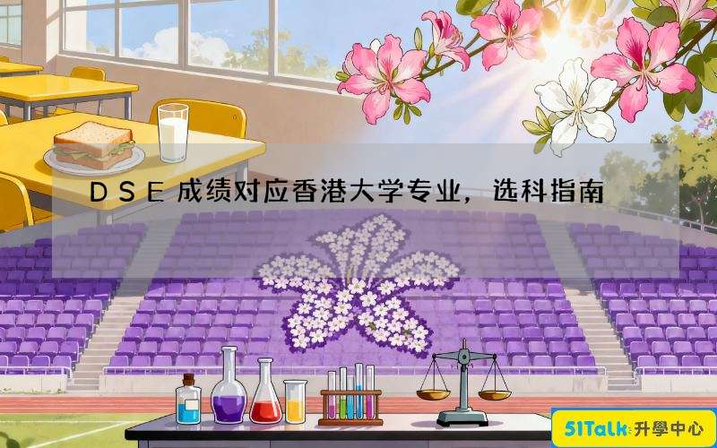DSE成绩对应香港大学专业，选科指南