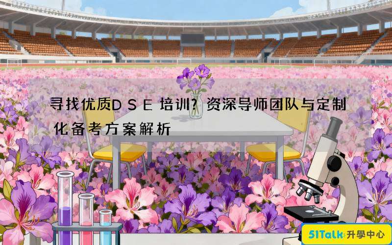 寻找优质DSE培训？资深导师团队与定制化备考方案解析