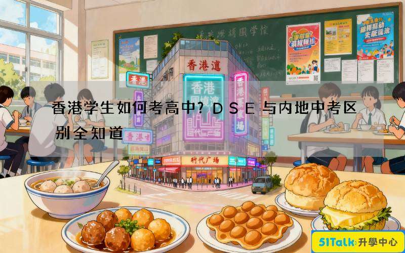 香港学生如何考高中？DSE与内地中考区别全知道